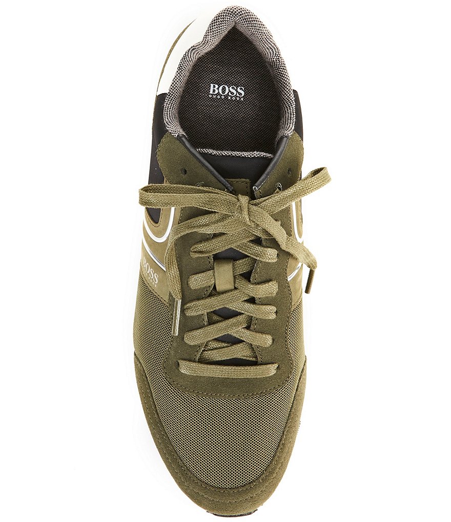 Hugo Boss Men's Parkour Suede Lace-Up Sneakers