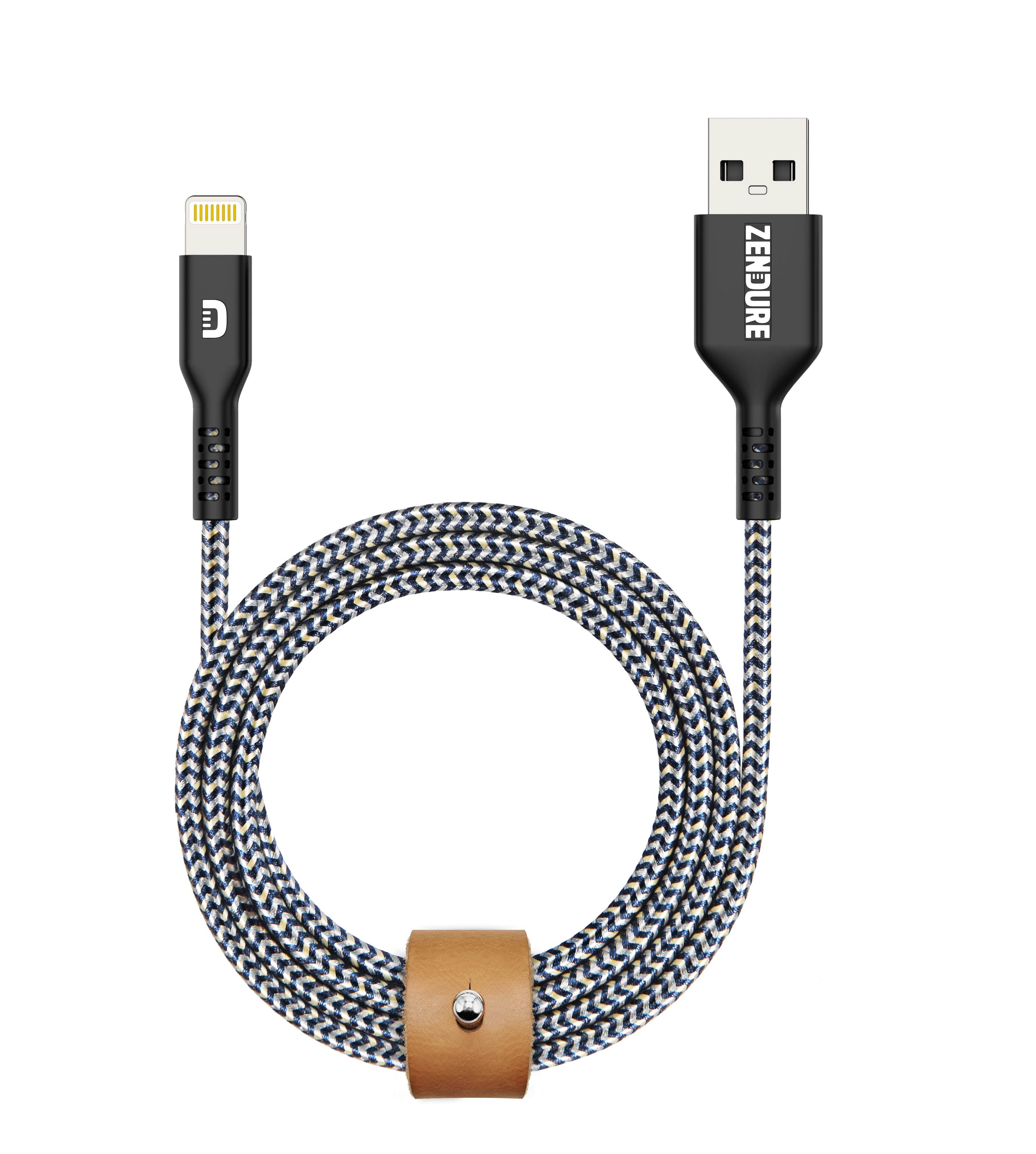 Zendure SuperCord Lightning Cable - Black (1m/3.3 ft.)