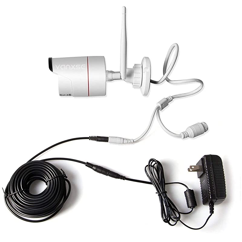 CCTV 15m 21x55mm Dc 12v Power Extension Cable for CCTV Security Cameras IP Camera Dvr Standalone15meters Black