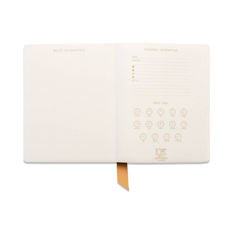 Ruled Journal Cloth 6.7" x 8.5" Records Red Satin - DesignWorks Ink