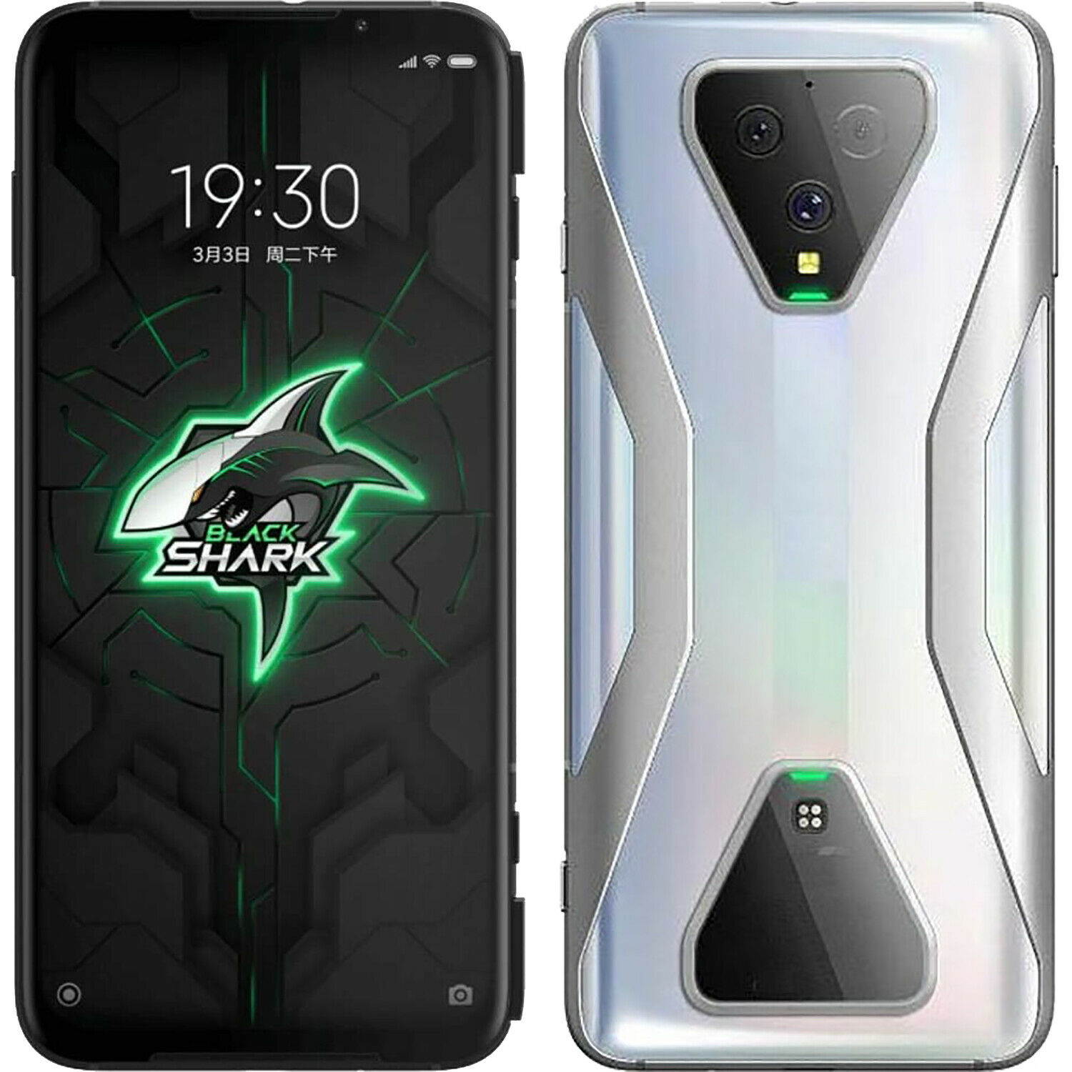 Black Shark 3 Dual-SIM 128GB ROM + 8GB RAM (GSM Only | No CDMA) Factory Unlocked 5G Smartphone (Black) - International Version