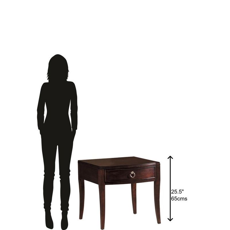 Hekman 704050067 Storage Lamp Table Metropolis