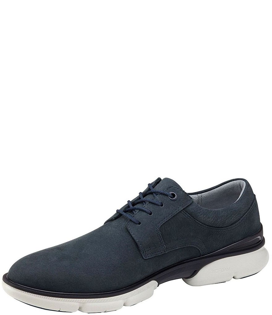 Johnston & Murphy Men's XC4 Tanner Nubuck Plain Toe Lace-Up Oxfords