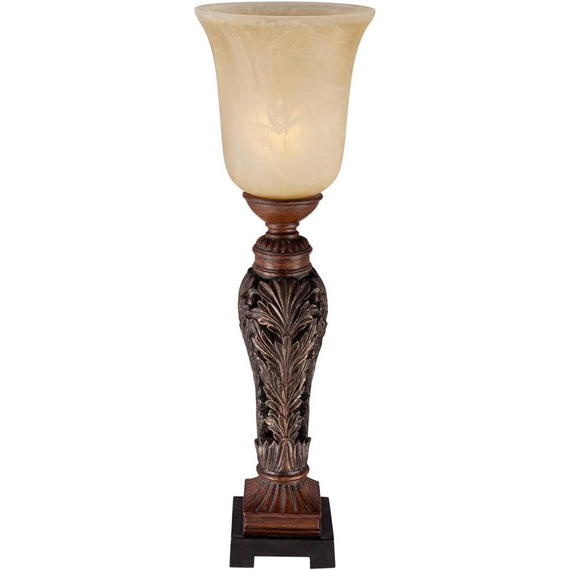 Double Bronze 24" High Console Lamp by Regency Hill