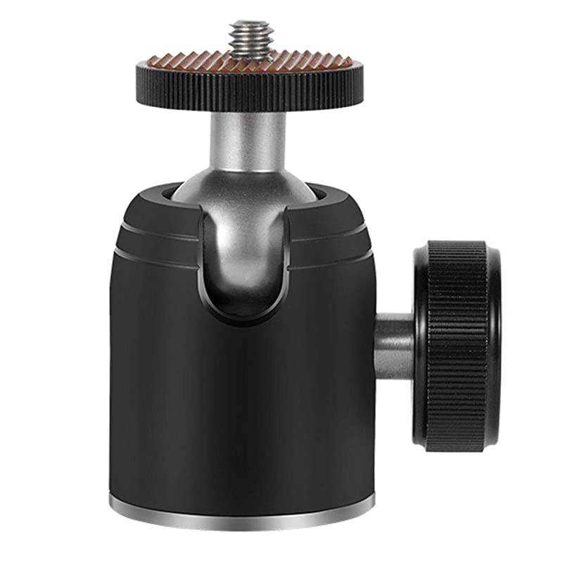 Tripod Mini Ball Head 360 Degree Metal Ballhead Tripod Mount with 38quot to 14quot Screw Adapter for Digital Camera DSLR Cell Phone Monopod Gopro Light Stand Lighthouses