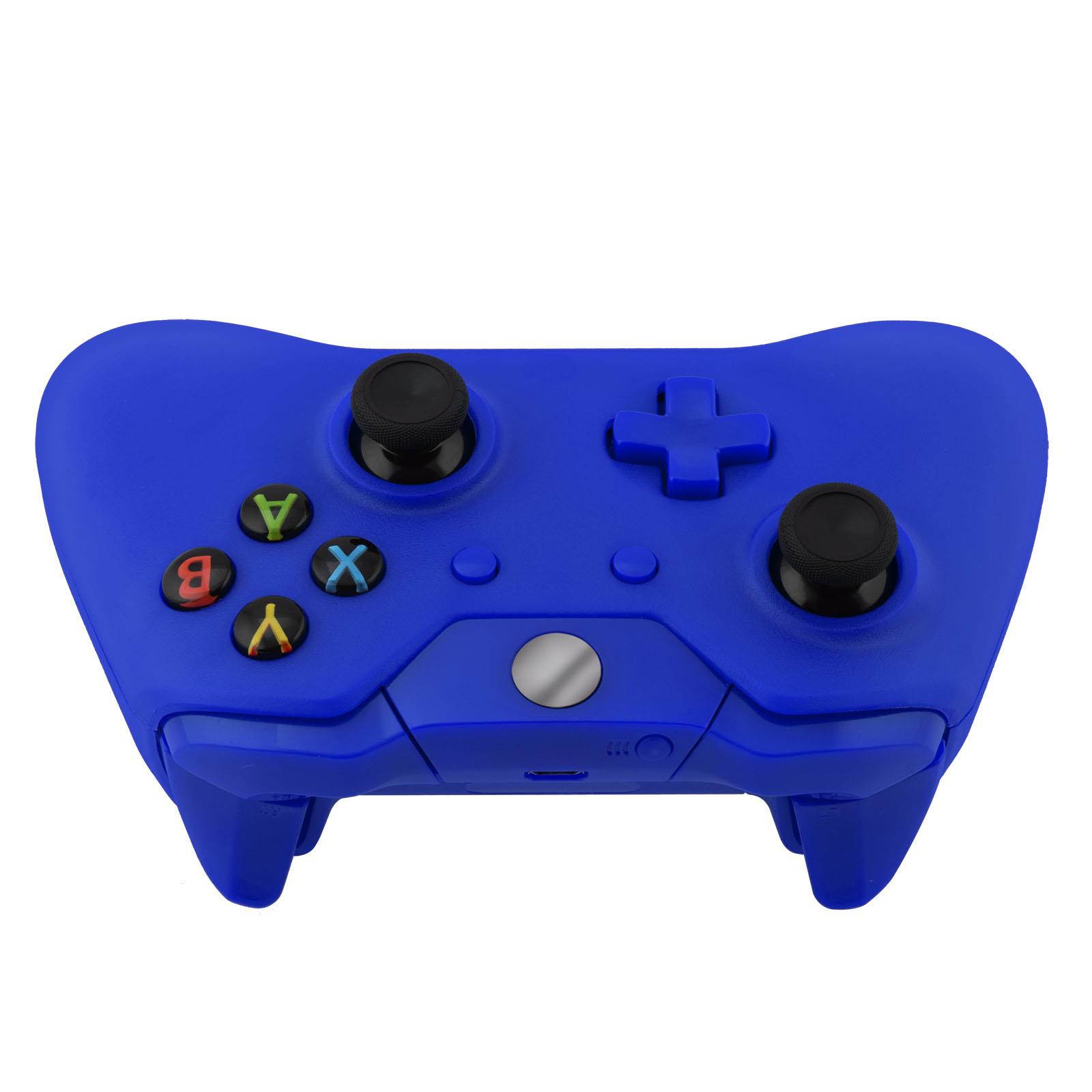 Wireless Controller Full Shell Case Housing for Xbox One Matte Blue