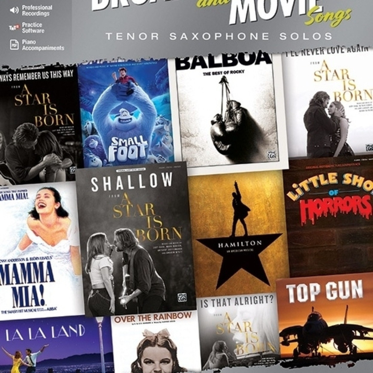 Alfred 00-47971 Top Broadway & Movie Songs Saxophone