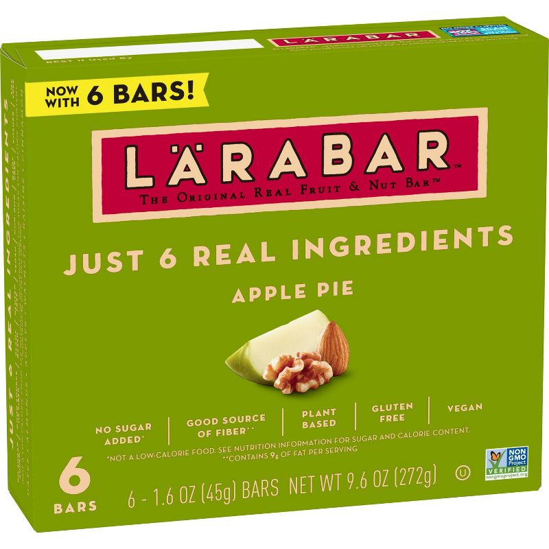 Larabar Apple Pie Protein Bar - 9.6oz/6ct