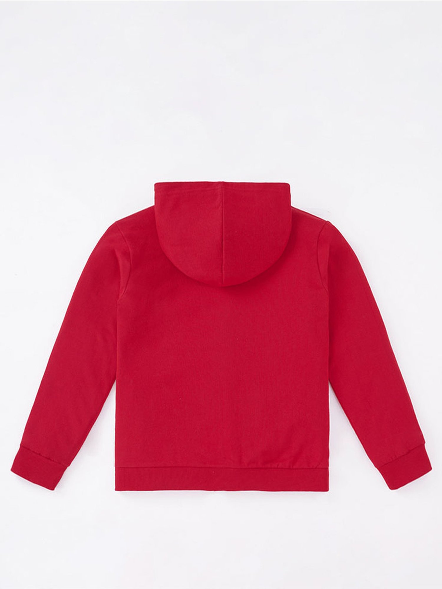 Edheads Kids Red Cotton Printed Full Sleeves Jacket
