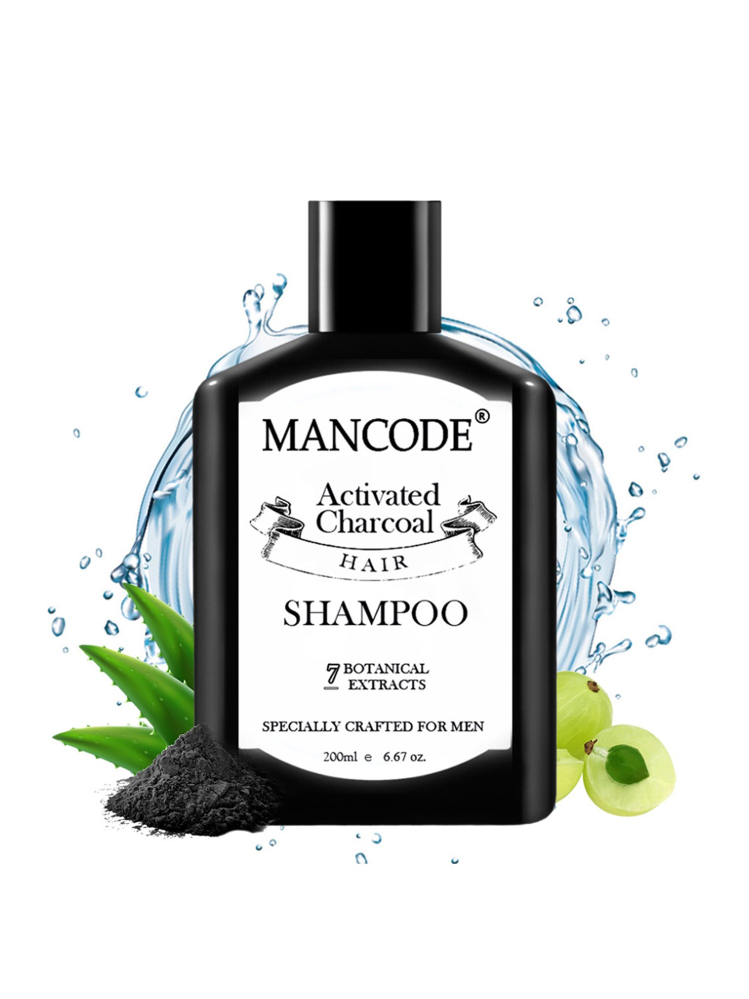 Mancode Charcoal Shampoofor Men - 200 ml