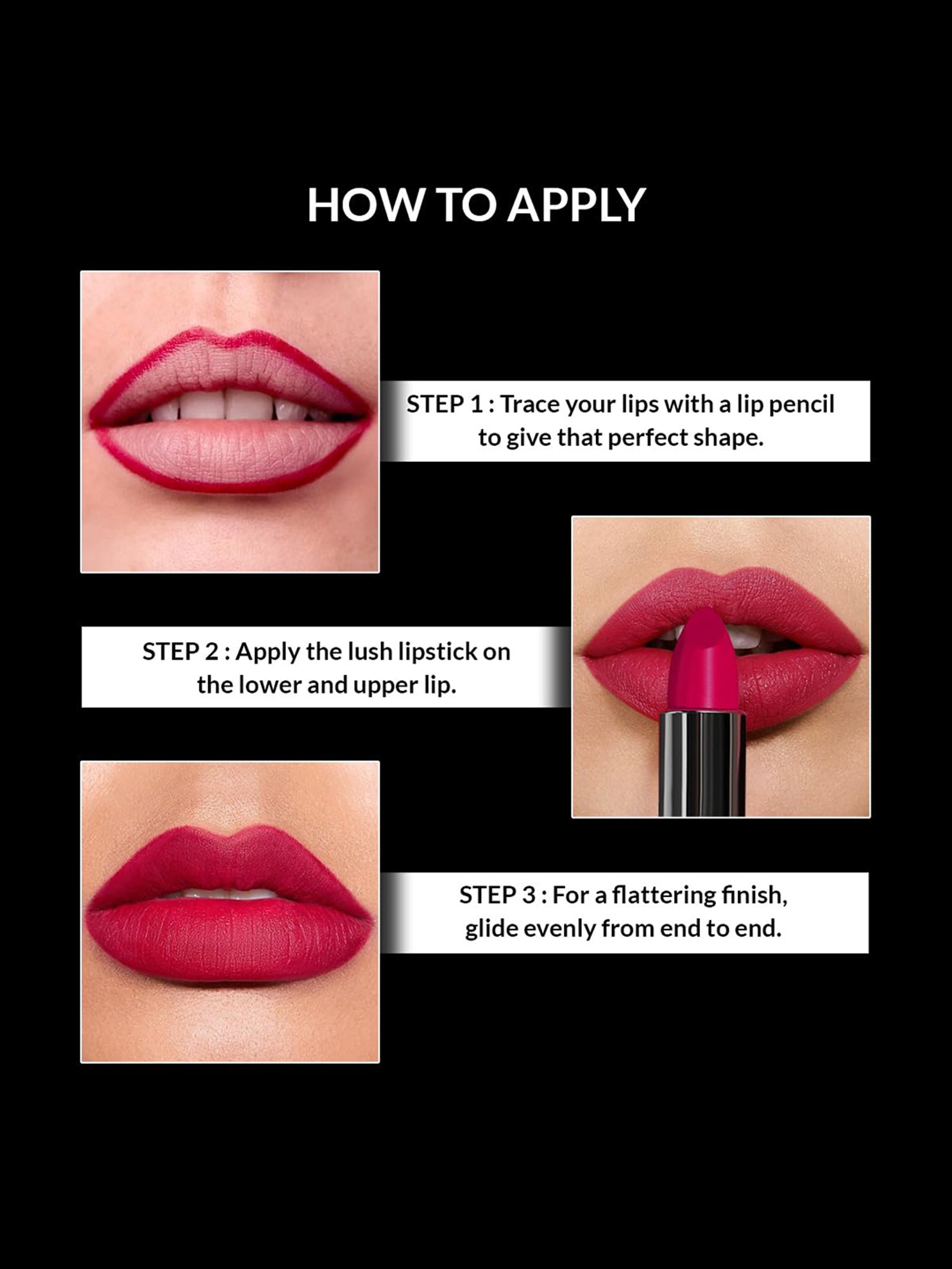 Stars Cosmetics Semi-Matte Lush Lipstick Pink Crush - 4.2 gm