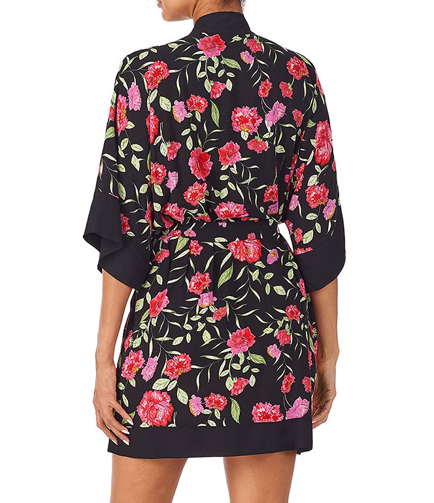 Little Giraffe Luxe Satin Snow Leopard Wrap Robe