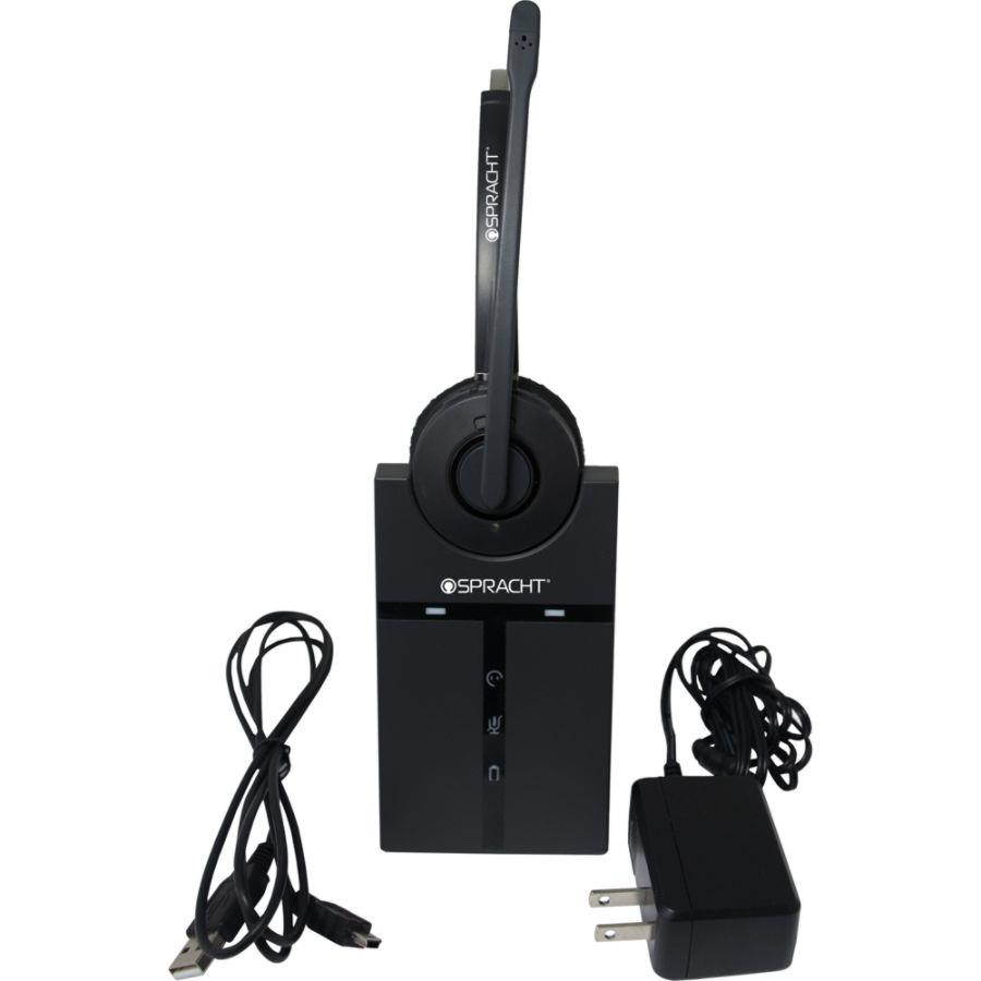 Spracht - HS-3010 - Spracht ZUM Maestro USB Headset - Mono - Wireless - DECT 6.0 - 350 ft - 32 Ohm - 300 Hz - 3.40 kHz -