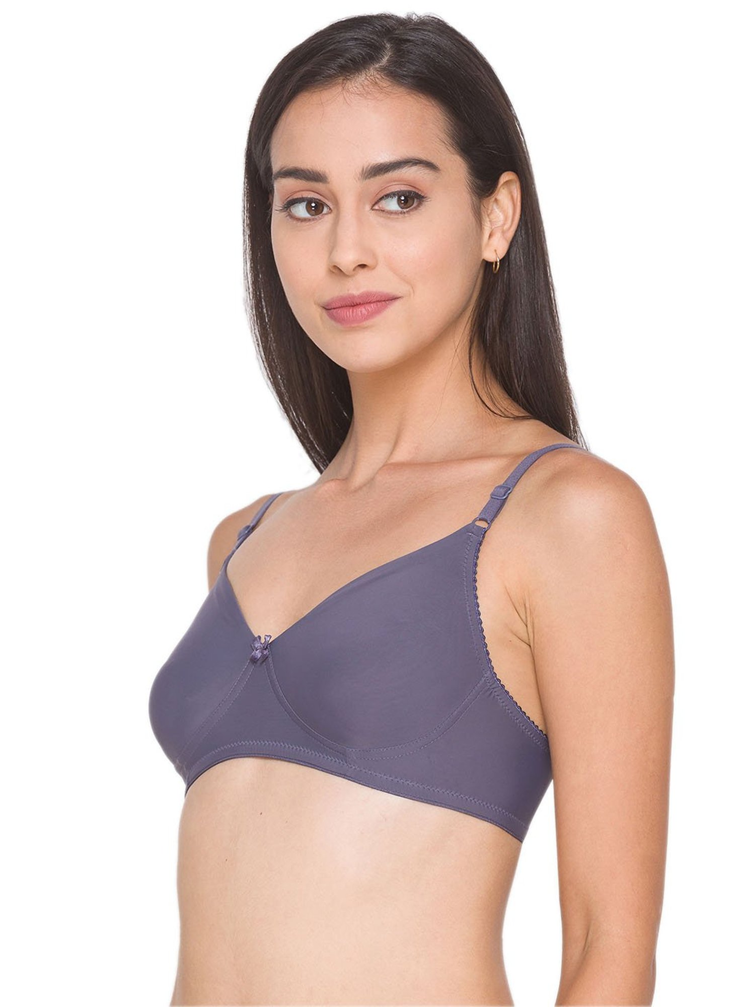 Candyskin Grey Non Wired Non Padded Everyday Bra