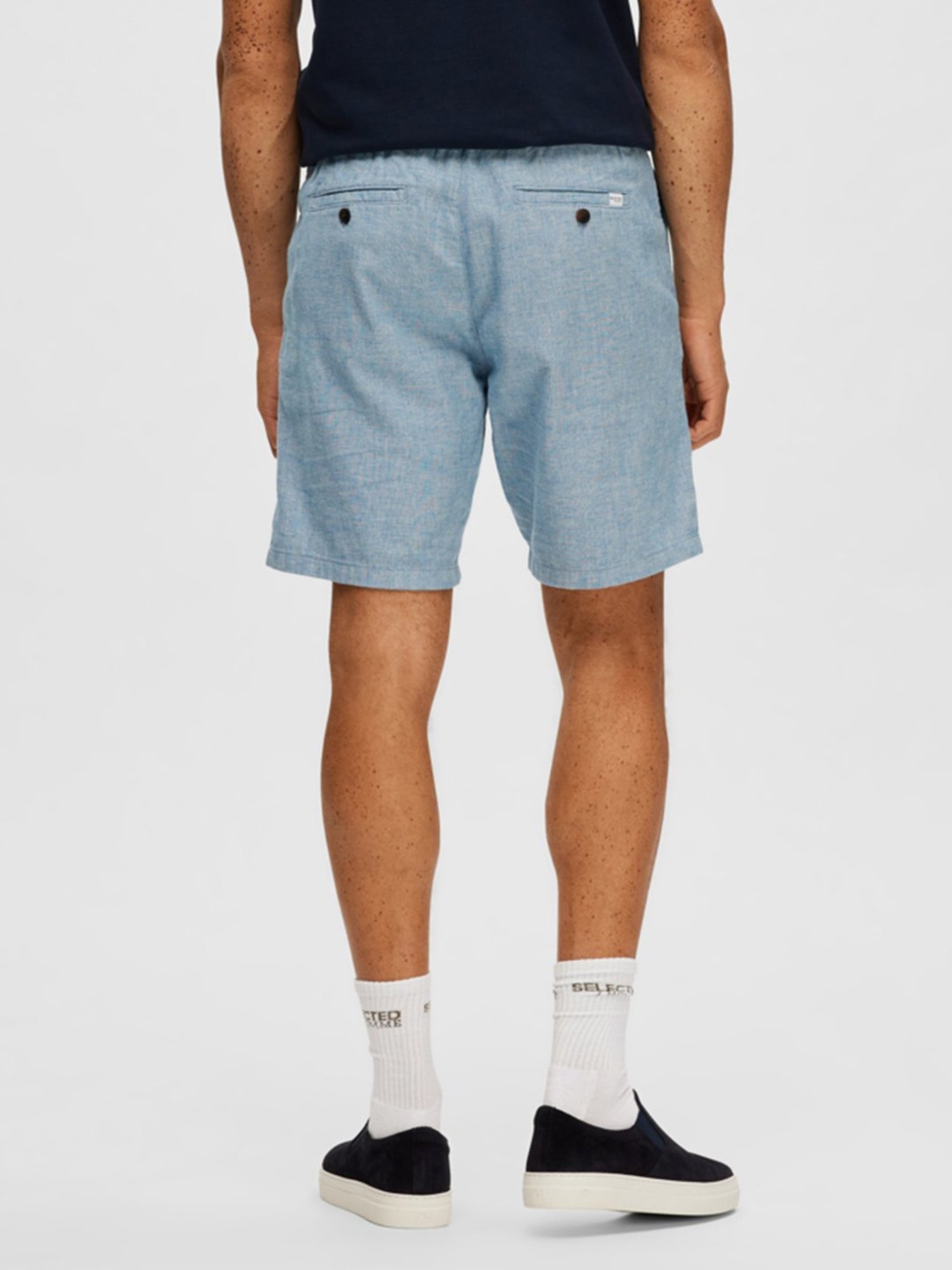 SELECTED HOMME Blue Regular Fit Shorts
