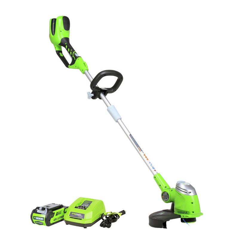 Greenworks 21302 40V GMAX Lithium-Ion 13 in. Straight Shaft String Trimmer