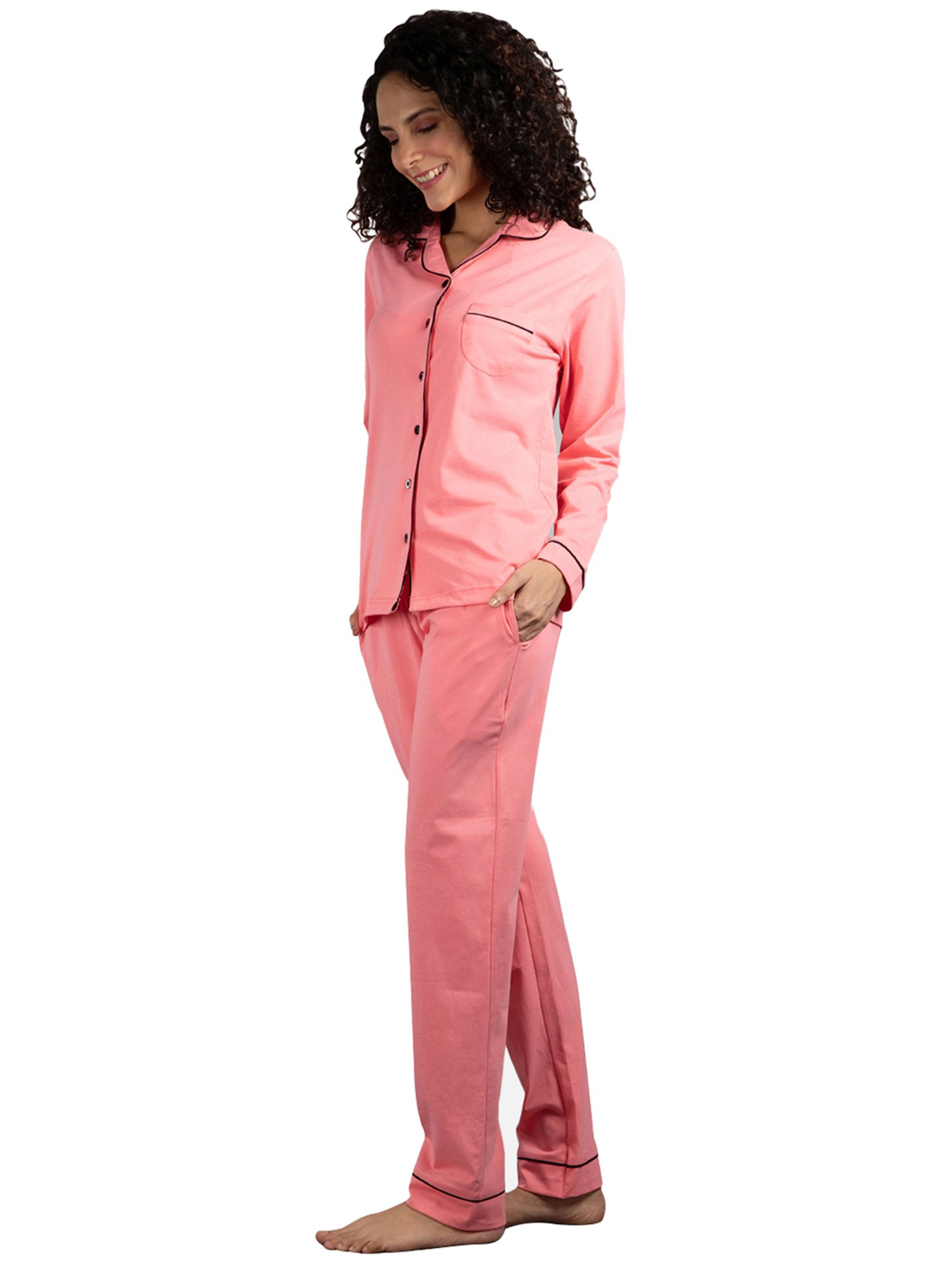 Nite Flite Pink Shirt With Pyjamas