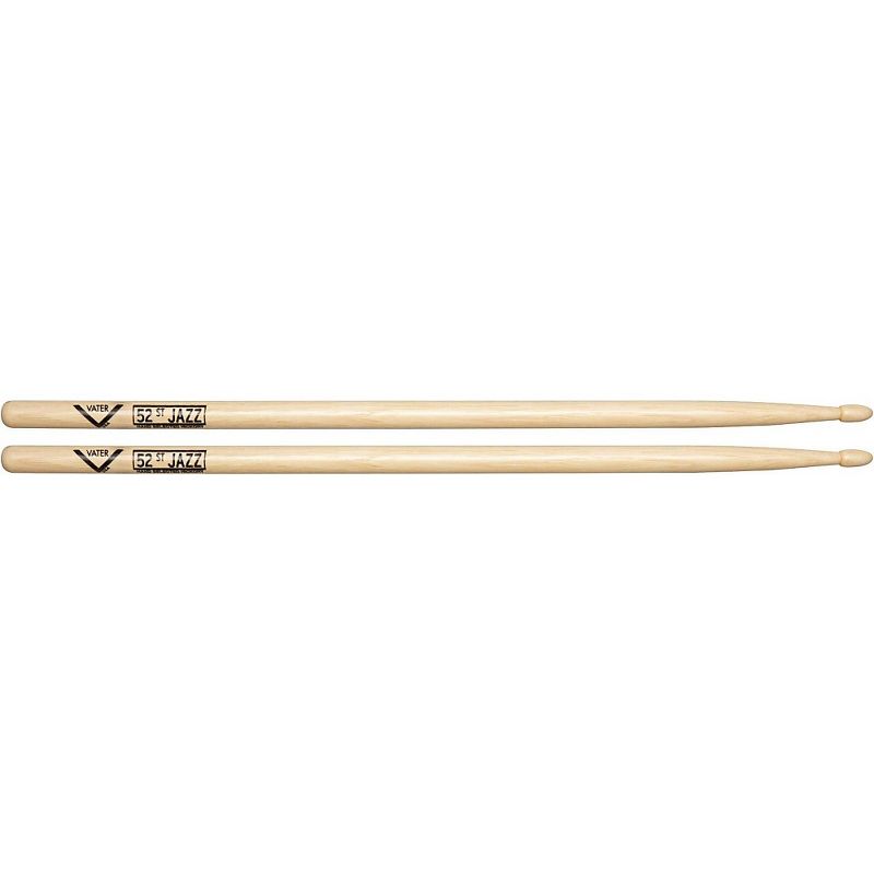 Vater American Hickory 52nd St. Jazz Drumsticks Wood