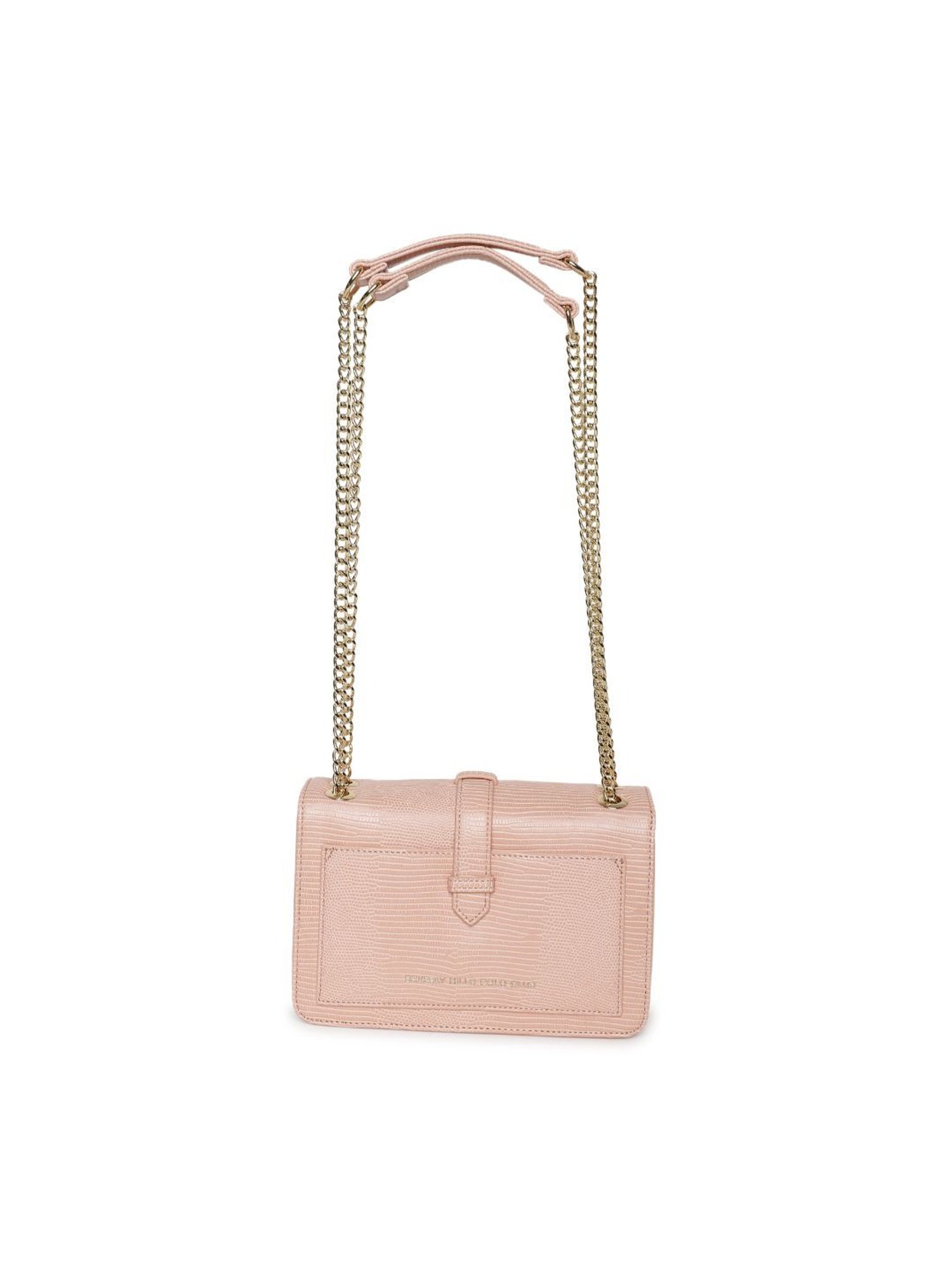 Beverly Hills Polo Club Pink Animal Effect Medium Shoulder Bag