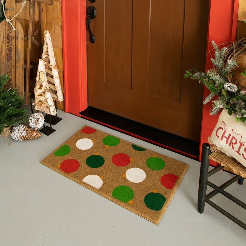 1'6"x2'6" Pinchededge Ornament Toss Door Mat - Mohawk