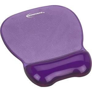 Innovera IVR51440 Purple Gel Mouse Pad and Wrist Rest