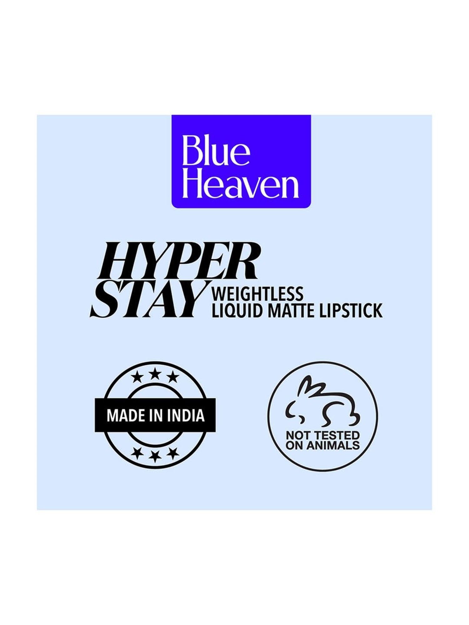 Blue Heaven Hyperstay Liquid Matte Lipstick Mystic Maroon 05 - 6 ml