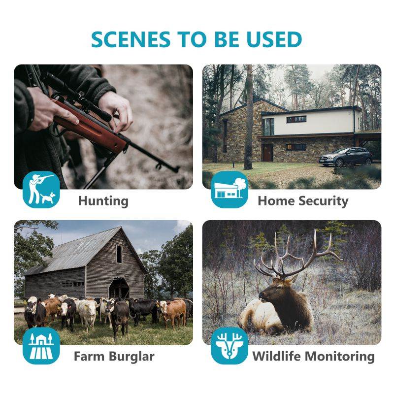 Neewer Trail Game Camera 16MP 1080P HD Digital Waterproof Hunting Scouting Cam 120 Degree Wide Angle Lens with 0.3s Trigger Speed Motion Activated Night Vision for Wildlife Monitoring