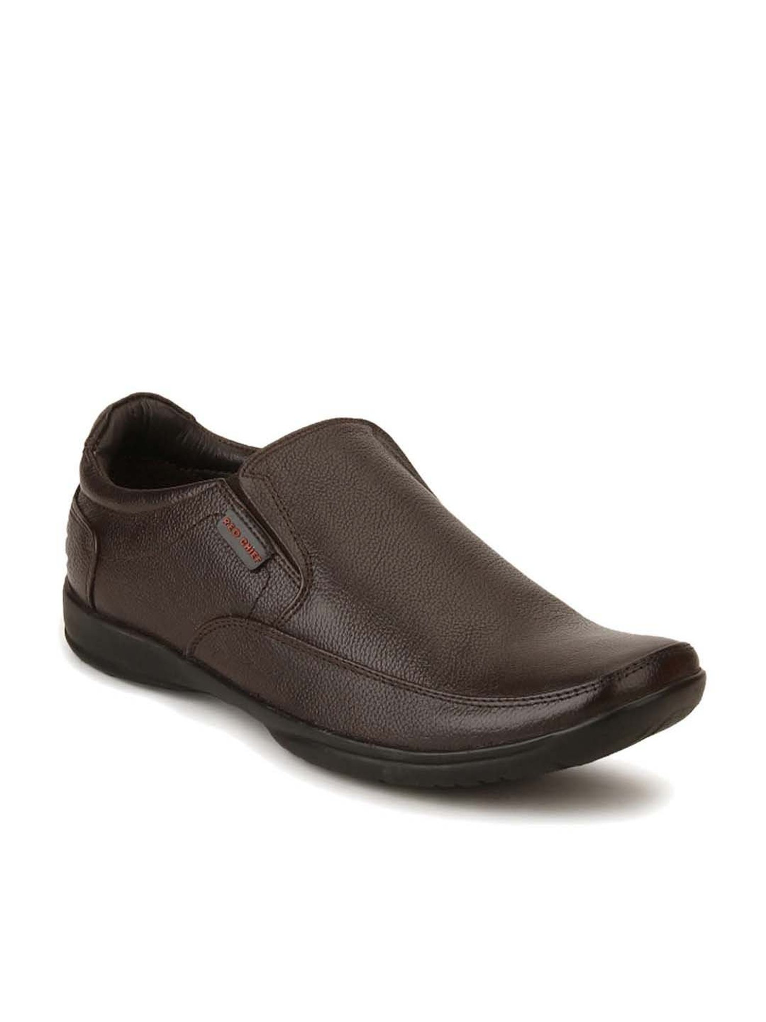 Red Chief Men's Brown Formal Slip-Ons
