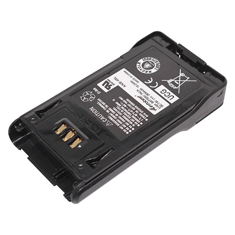 KNB47L 2600mAh Liion Battery Compatible for Kenwood NX200 NX300 TK5220 TK5320 NX200 NX300 NX200G NX300G Portable Two Way Radios KNB48 KNB47