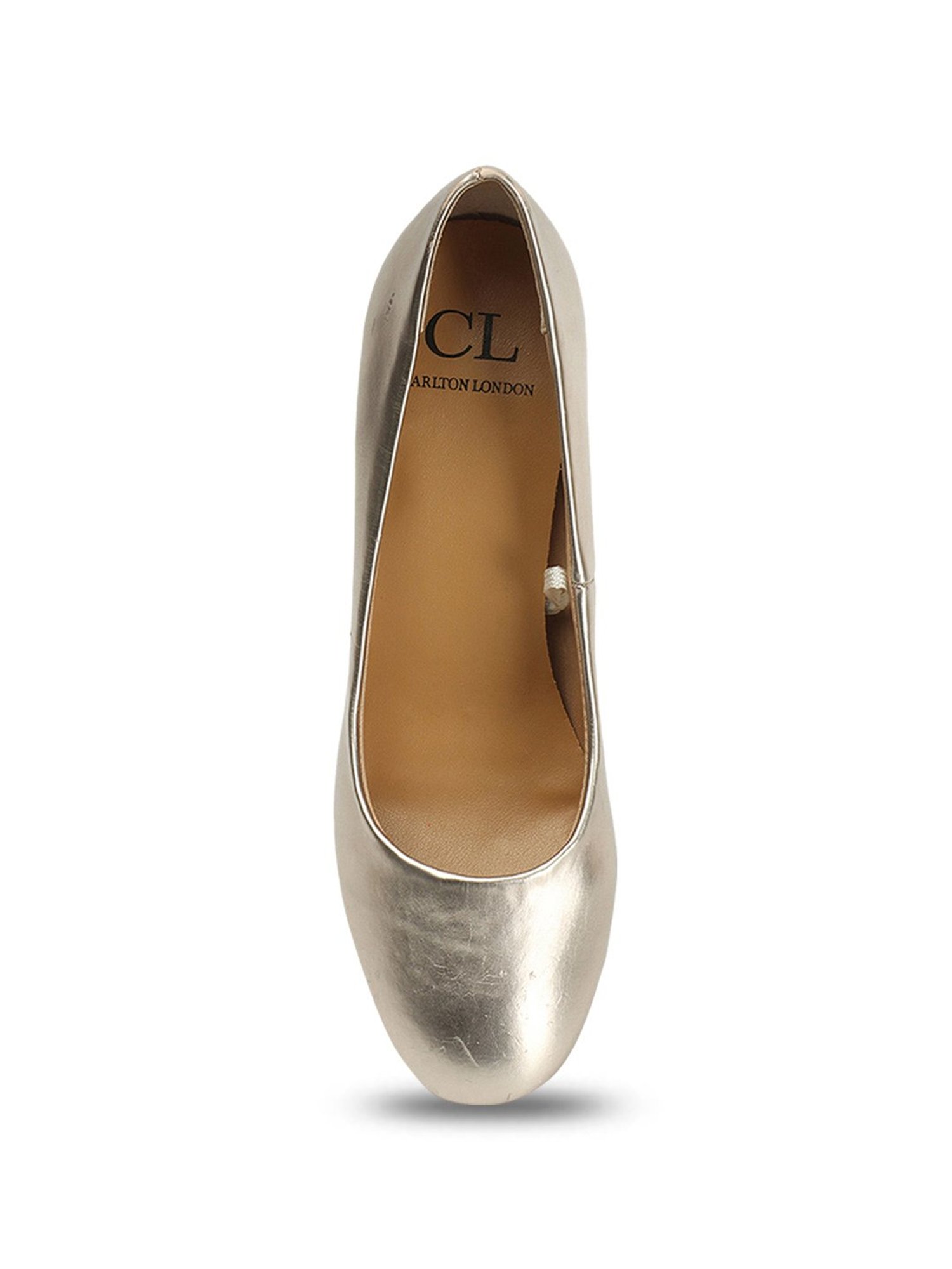Carlton London Women's Gold Casual Pumps