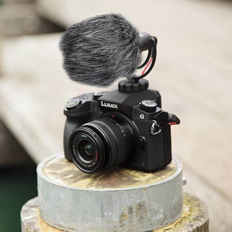Microphone Deadcat Windscreen Outdoor Wind Shield Mic Windshield Muff Fur Custom Fit for Rode VideoMicro and VideoMic Me MeL