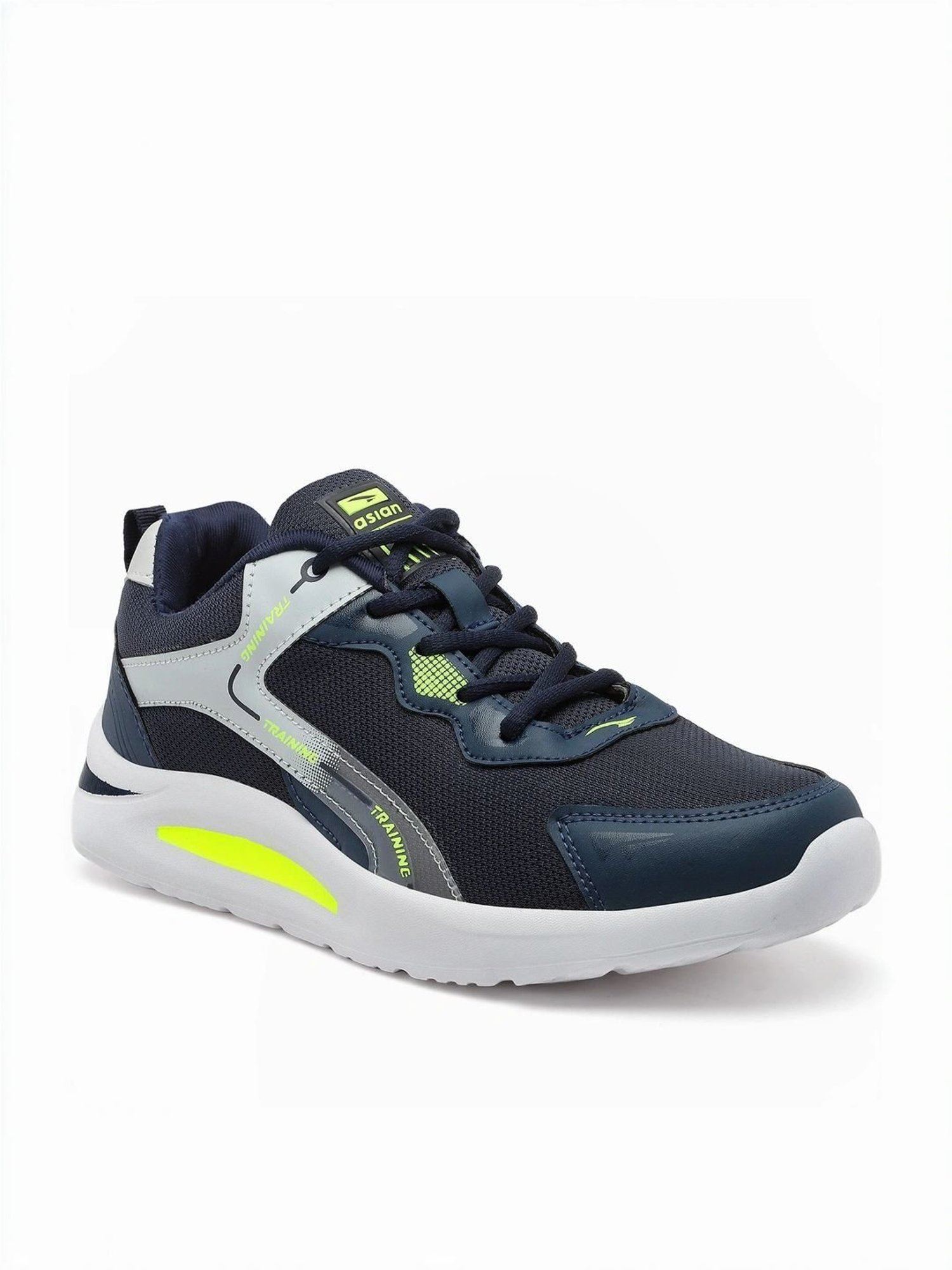 Asian Men's Navy Running Shoes