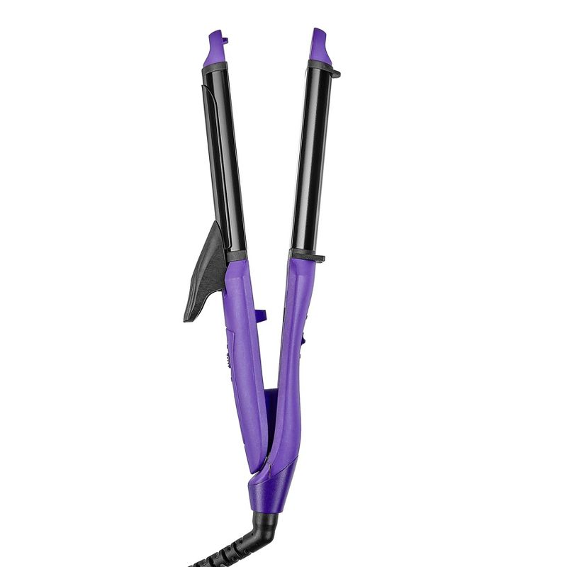 Wet Brush Original Detangler & 2-in-1 Styling Iron Set - Eggplant