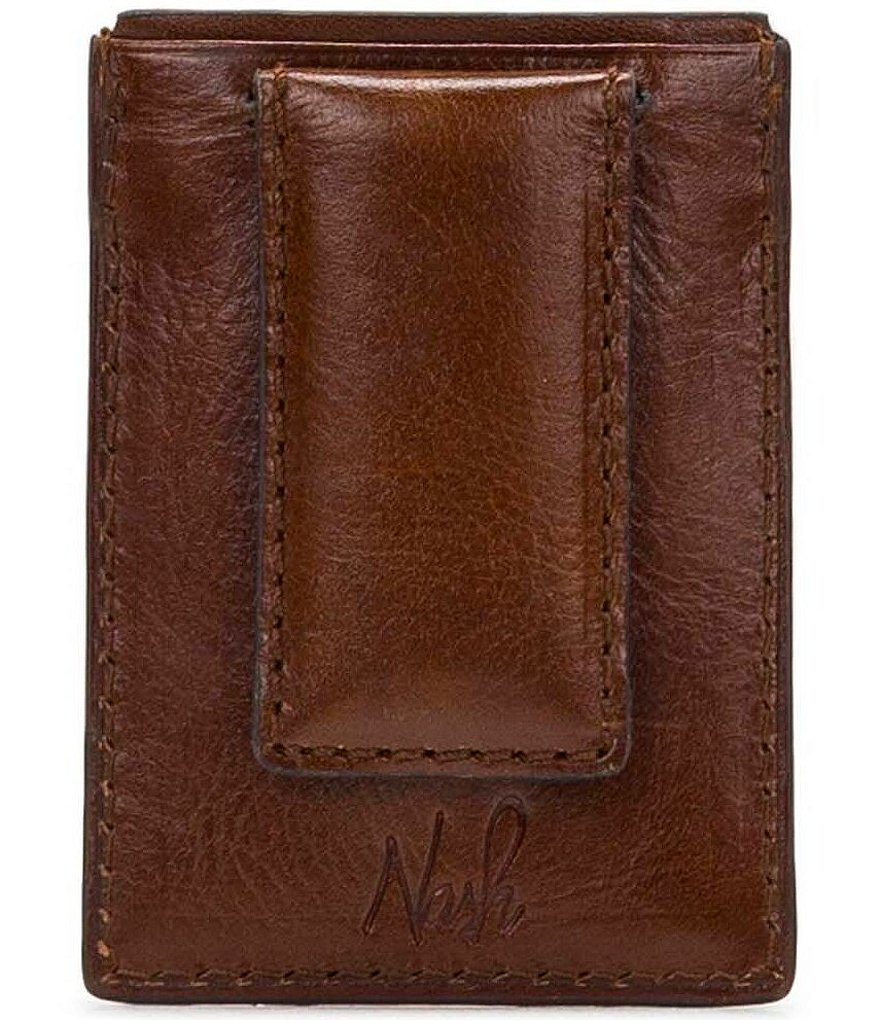 Patricia Nash Nash Prato Magnetic Leather Money Card Case
