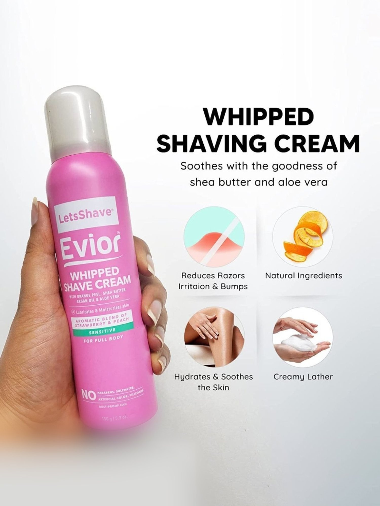 LetsShave Evior 6 Combo Gift Set for Women - Razor Handle + Pack of 2 Blades (Multicolor)