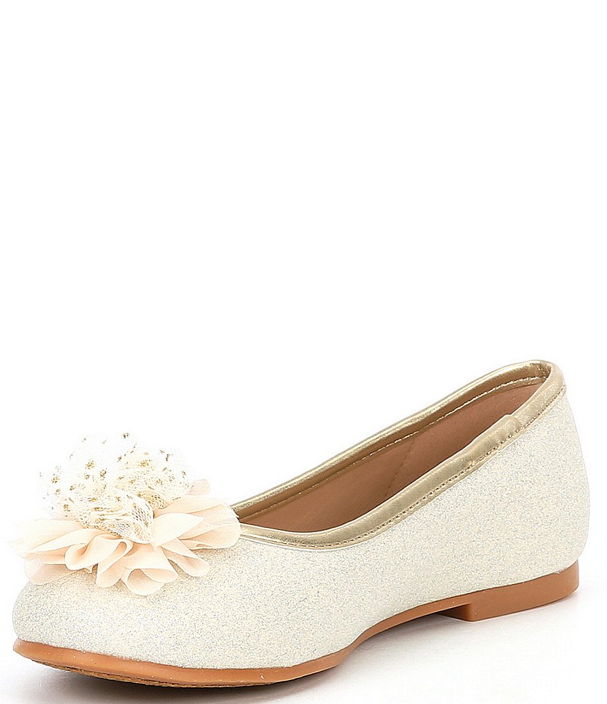 Copper Key Girls' Surely Glitter Ballet Flats (Youth)