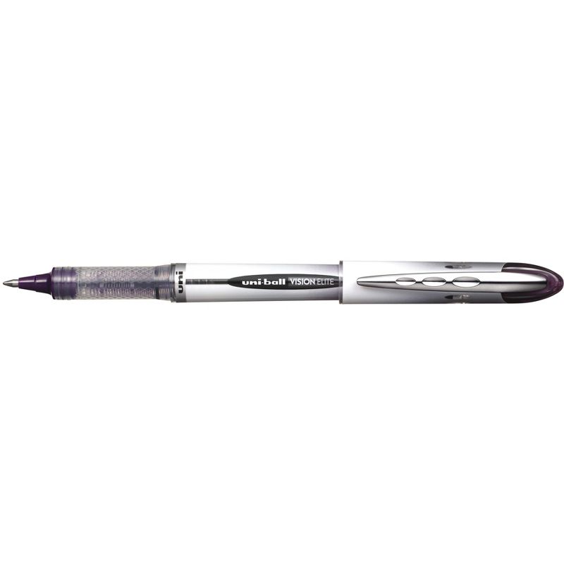 uni-ball Vision Elite Roller Ball Stick Pen, 0.8 mm Bold, Assorted Colors, pk of 5