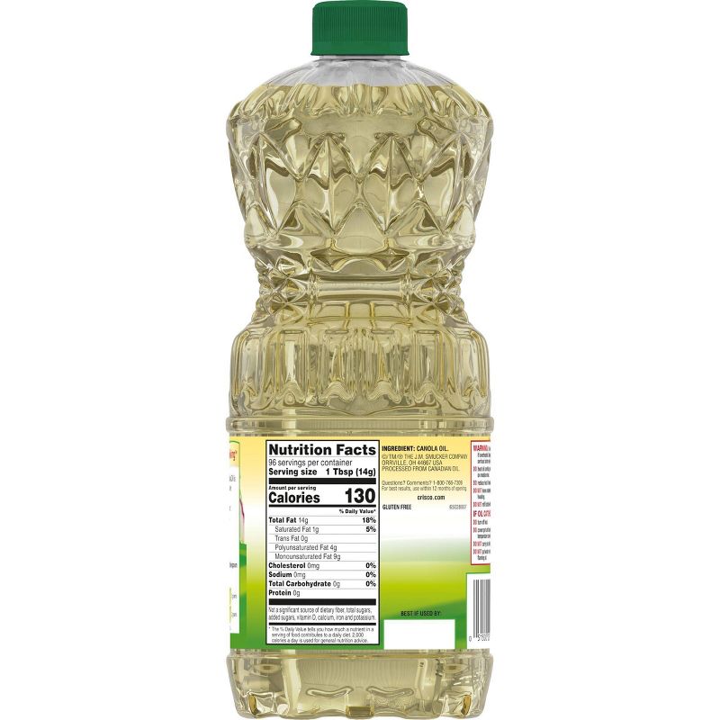 Crisco Pure Canola Oil - 48oz