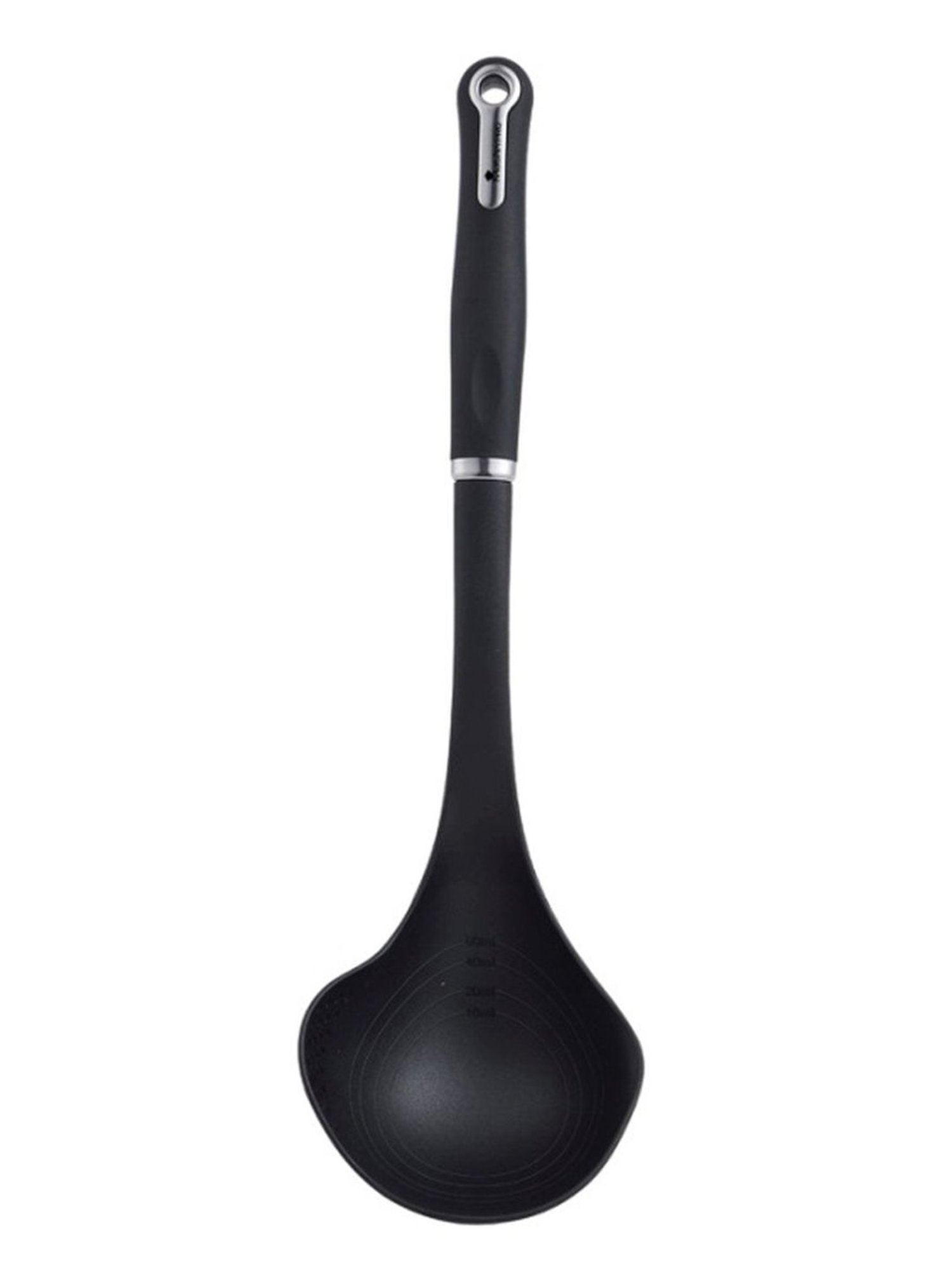 Bergner Black Nylon Soup Ladle - Set of 1