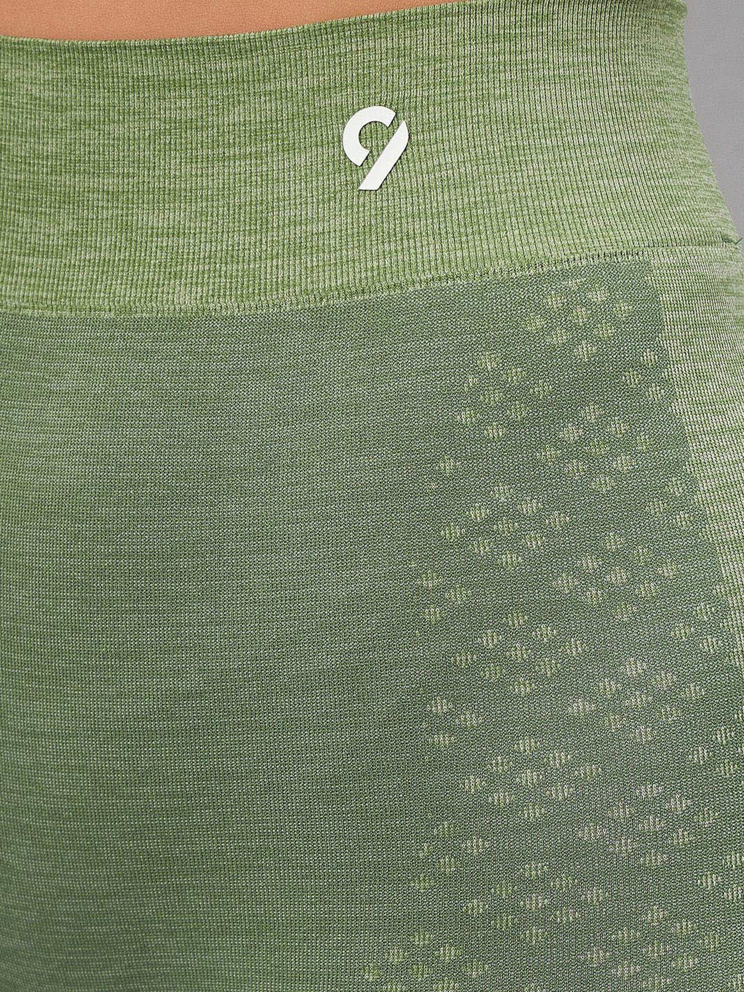 C9 Airwear Sage Green Printed Sports Shorts