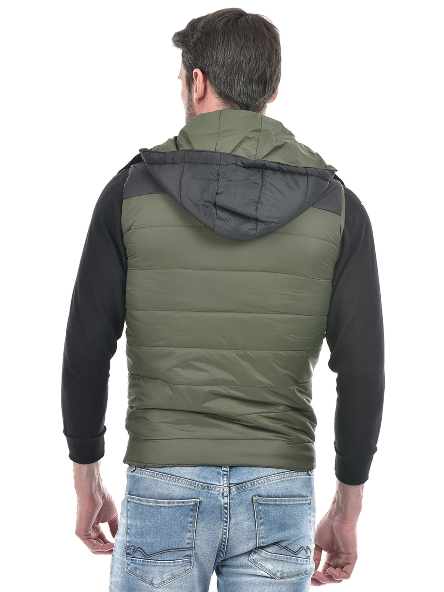 Integriti Green Regular Fit Reversible Jacket