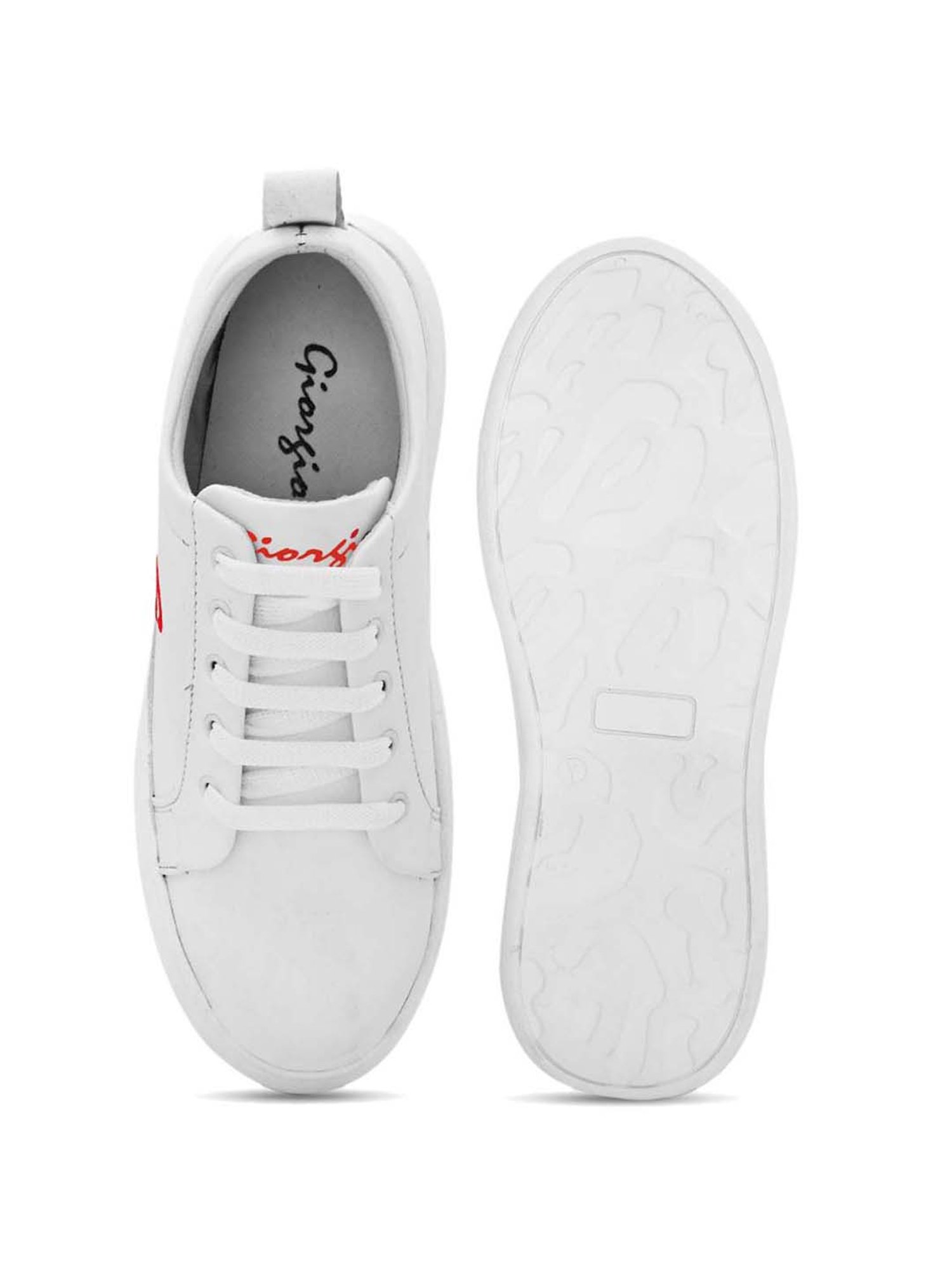 Giorgio Men's White Casual Sneakers