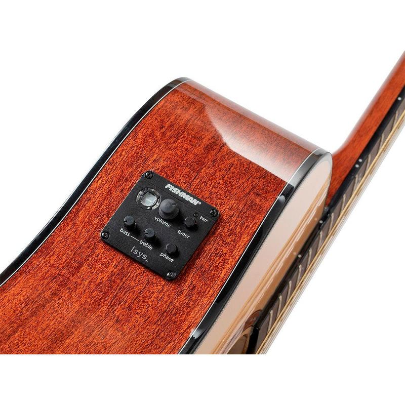 Monoprice Solid Top Acoustic Guitar - Spruce with Fishman Pickup Tuner and Protective Gig Bag - Idyllwild Series