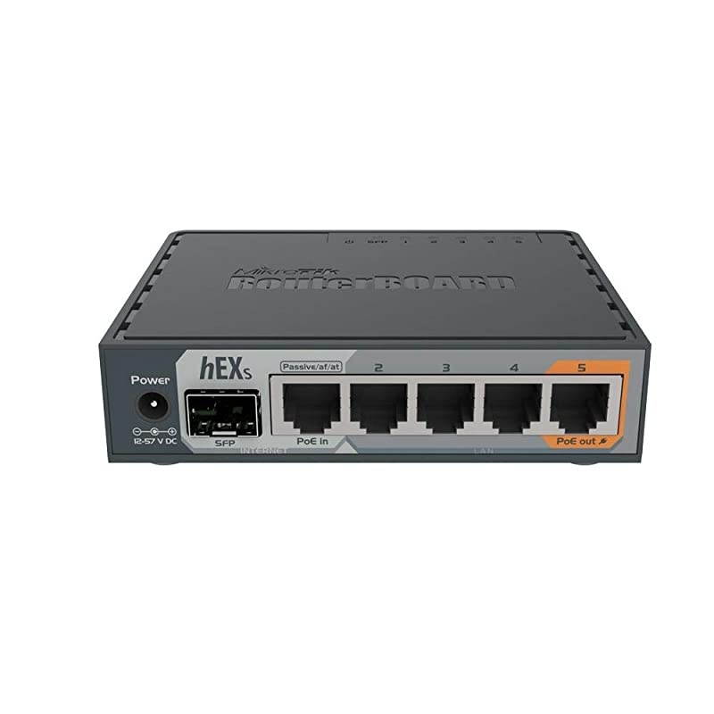 hEX S Gigabit Ethernet Router with SFP Port RB760iGS