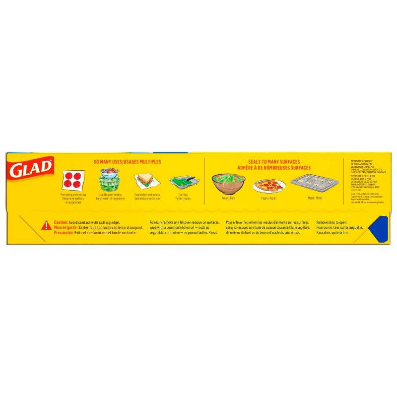 Glad Press'N Seal + Plastic Food Wrap - 100 sq ft