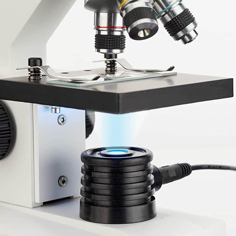 40X1000X Biological Compound Microscope with Prepared and Blank Slides for Student and Kids