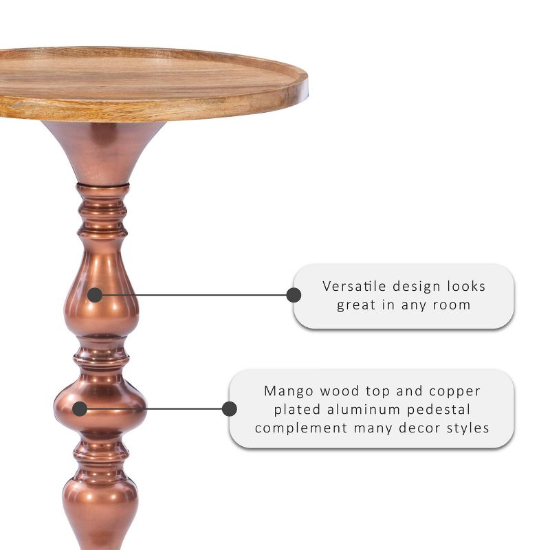 Sonrisa Side Table Copper - Powell Company