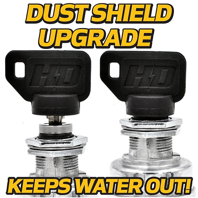 Starter Ignition Switch Replaces John Deere TCA22740 TCA15075 AM101561 with 3 Keys amp Free Carabiner