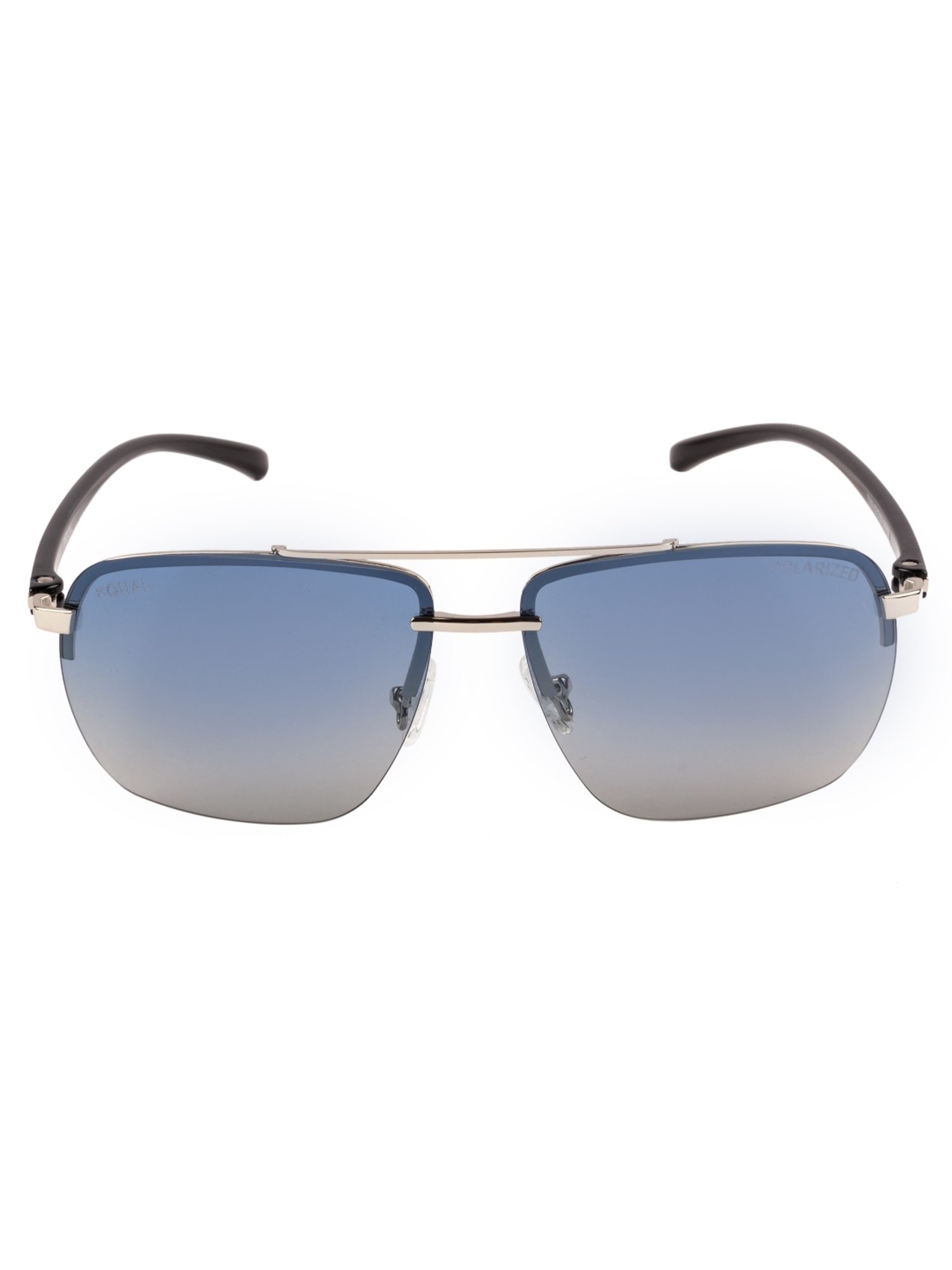 Equal Blue Square Unisex Sunglasses