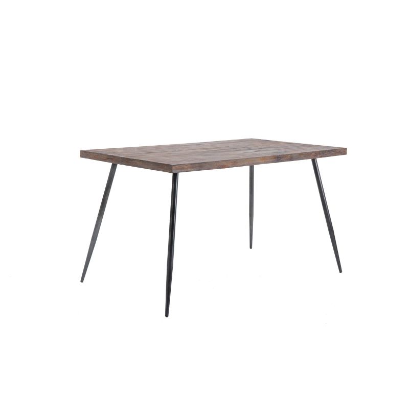 54" Reddick Wood Dining Table/Desk Antique Gray - Summerland Home